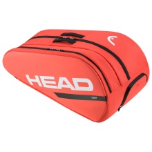 Head Tennis-Racketbag Tour Racquet Bag L (Schlägertasche, 2 Hauptfächer, Schuhfach) 2024 fluo orange 9er